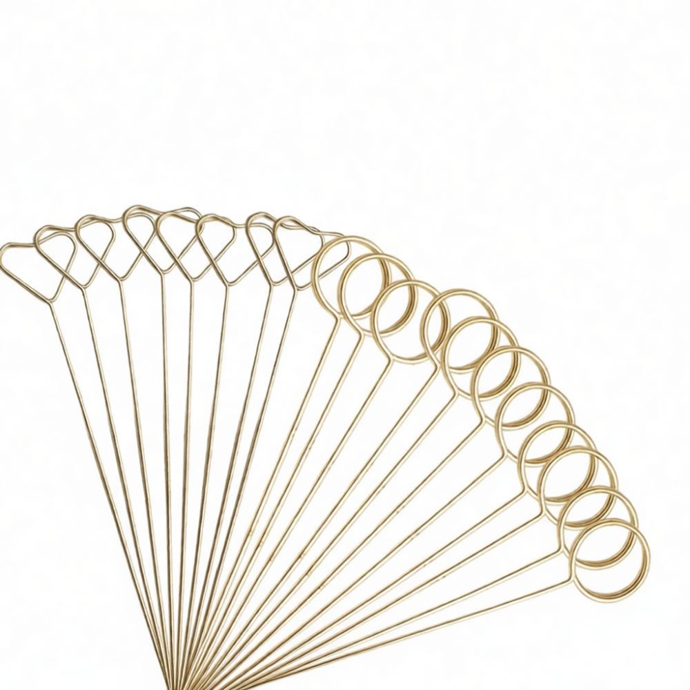 Anda Florist Supply - Premium Gold Metal Flower Card Holder