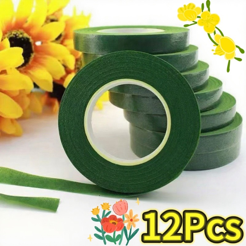 1-12Rolls Green Bouquet Floral - огляд і ціна Floral Tape Green