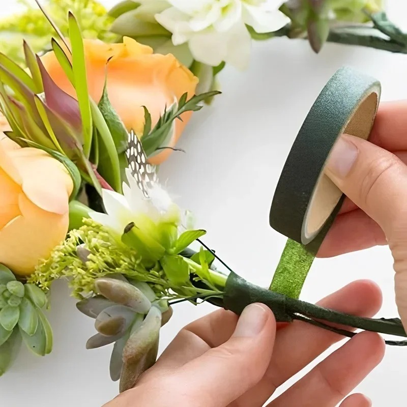 10/1Rolls Green Bouquet Floral - огляд і ціна Floral Tape Green