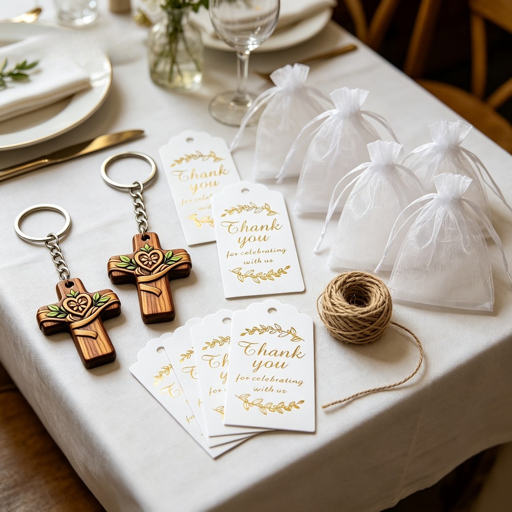 5-20Sets Wooden Cross Love Flo - огляд і ціна Floral Tape Green