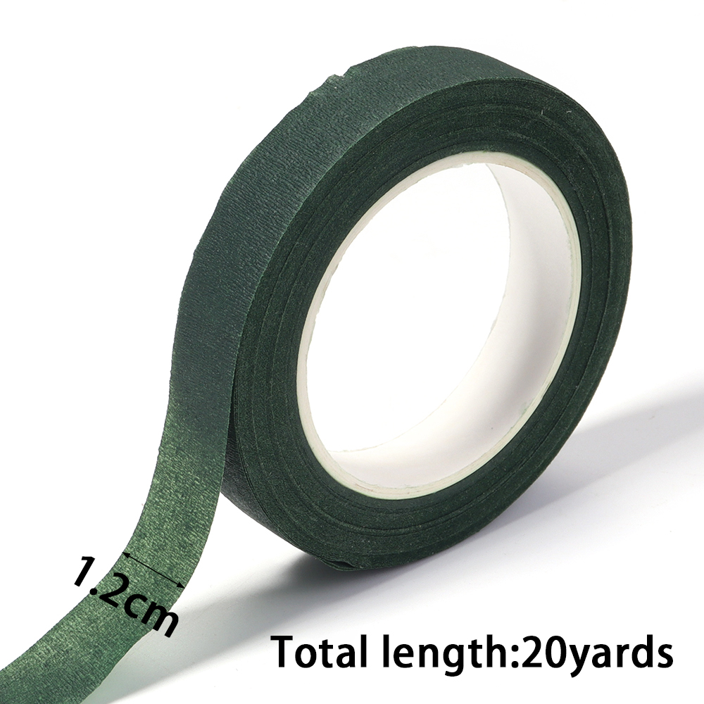 20Yards/Rolls Green Brown Flow - огляд і ціна Floral Tape Green