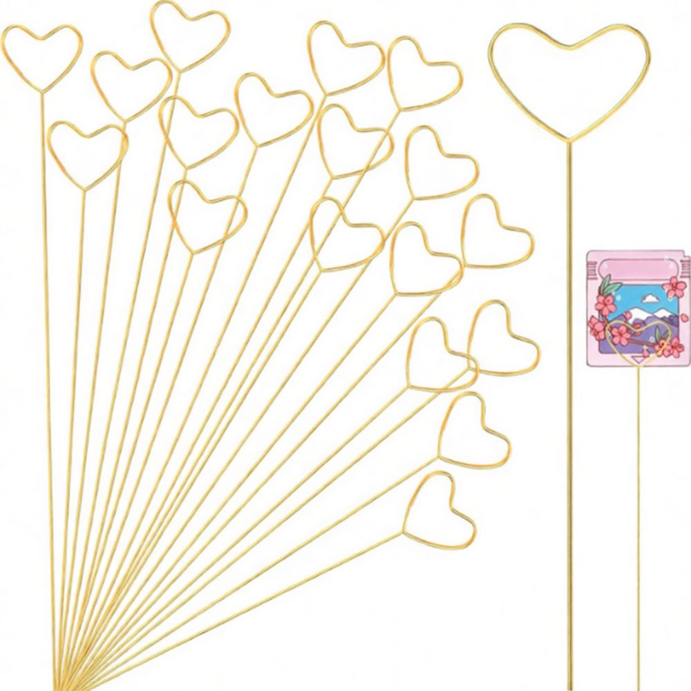 Premium Gold Metal Flower Card - огляд і ціна Anda Florist Supply